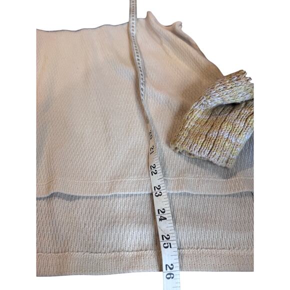 Free People Swit the Small Stuff Thermal Sweater Womens Size Large - Picture 7 of 11